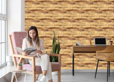 Tapeta Cegła Łupek 3D