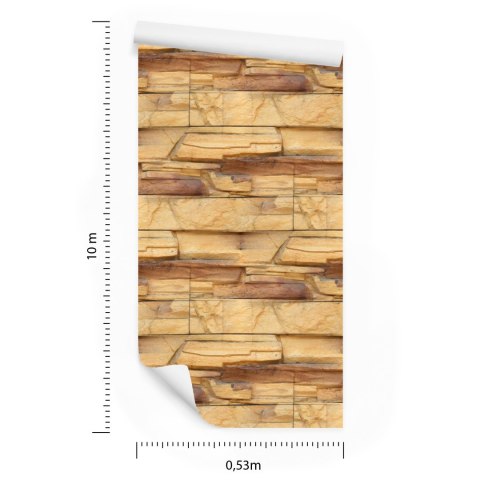 Tapeta Cegła Łupek 3D