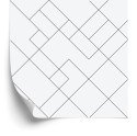 Tapeta Czarno-Biały Wzór Geometryczny