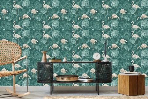 Tapeta - Flamingi