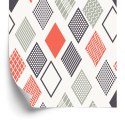 Tapeta Geometryczna-Kolorowe Romby