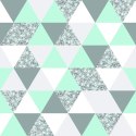 Tapeta Geometryczna-Kolorowe Trójkąty