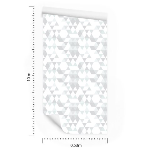 Tapeta Geometryczna - Kolorowe Trójkąty