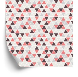 Tapeta Geometryczna - Kolorowe Trójkąty