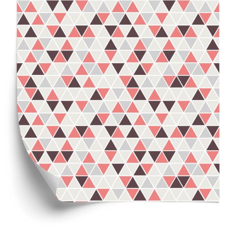 Tapeta Geometryczna - Kolorowe Trójkąty