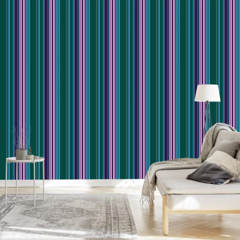 Tapeta Kolorowe Pasy, Pionowe, Do Salonu, Sypialni