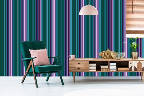 Tapeta Kolorowe Pasy, Pionowe, Do Salonu, Sypialni