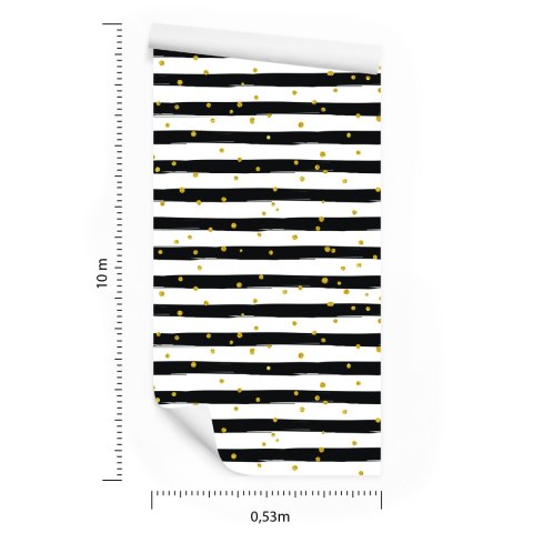 Tapeta Nowoczesna, Paski, Kropki, Do Biura, Salonu