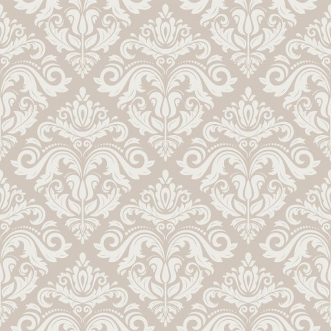Tapeta Tradycyjne Kwiatowe Ornamenty