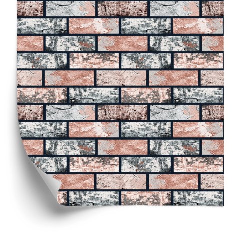 Tapeta Wielobarwna Cegiełka