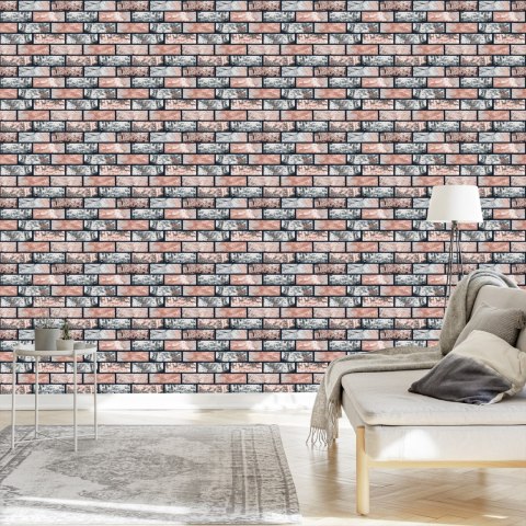 Tapeta Wielobarwna Cegiełka