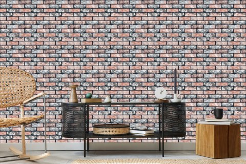 Tapeta Wielobarwna Cegiełka