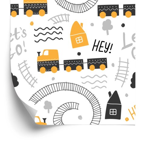 Tapeta Zabawkowy Parowóz