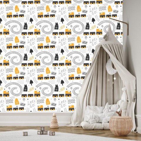 Tapeta Zabawkowy Parowóz