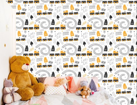 Tapeta Zabawkowy Parowóz