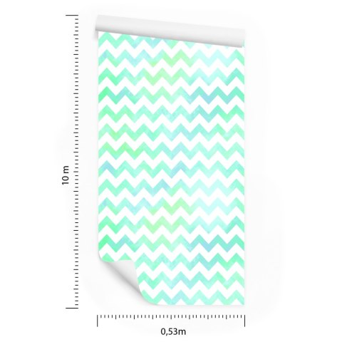 Tapeta Białe I Turkusowe Fale