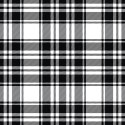 Tapeta Czarno - Biała Szkocka Krata
