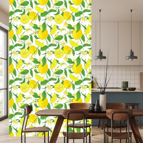 Tapeta Do Kuchni - Soczyste Cytryny