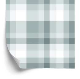 Tapeta Stylowa Krata W Kolorze Szarym