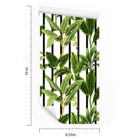 Tapeta Tropikalne Drzewka W Stylu Vintage