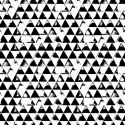 Tapeta Czarno - Białe Trójkąty