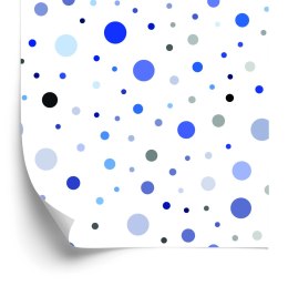 Tapeta Kółka W Odcieniach Niebieskiego