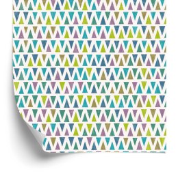 Tapeta Kolorowe Retro Trójkąty