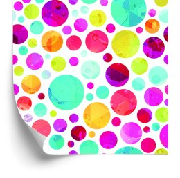 Tapeta Modne Kolorowe Grochy