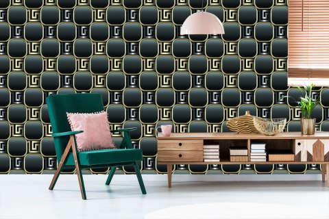 Tapeta Optyczna, Nowoczesna, Efekt 3D, Do Salonu