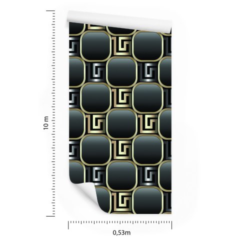 Tapeta Optyczna, Nowoczesna, Efekt 3D, Do Salonu