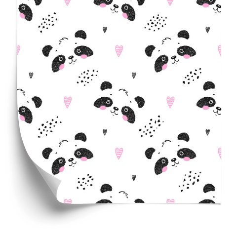 Tapeta Pandy Wśród Serduszek