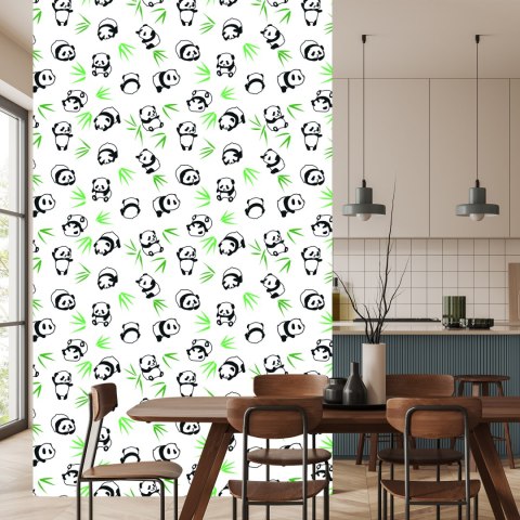 Tapeta Pandy Wśród Zieleni