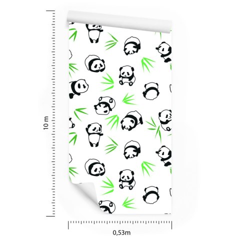 Tapeta Pandy Wśród Zieleni