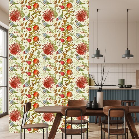 Tapeta Piękne Kolorowe Ptaki