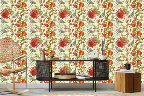 Tapeta Piękne Kolorowe Ptaki