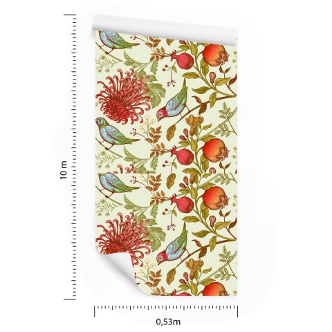 Tapeta Piękne Kolorowe Ptaki