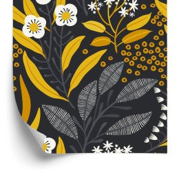 Tapeta Roślinność W Stylu Retro