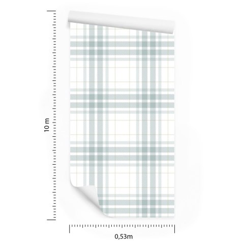 Tapeta W Kratkę, Nowoczesna, Optyczna Do Salonu