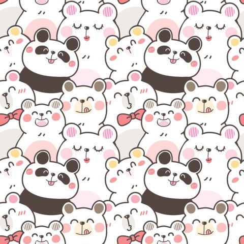 Tapeta Zwierzęta W Pastelowych Barwach