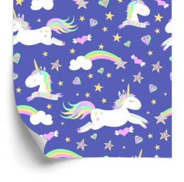 Tapeta Dla Dzieci - Jednorożce, Chmurki I Tęcze