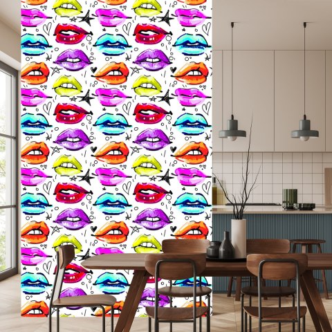 Tapeta Kolorowe Usta