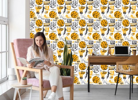 Tapeta Komiksowa Koszykówka