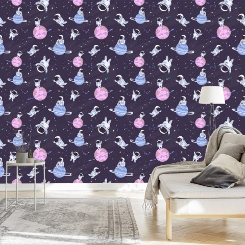 Tapeta Mali Astronauci