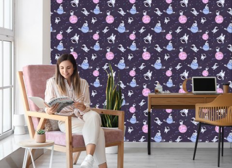 Tapeta Mali Astronauci