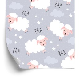 Tapeta Owce Na Tle Kropek