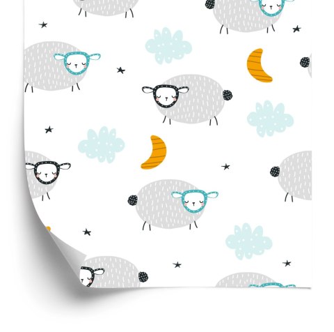 Tapeta Owce W Gwiazdach