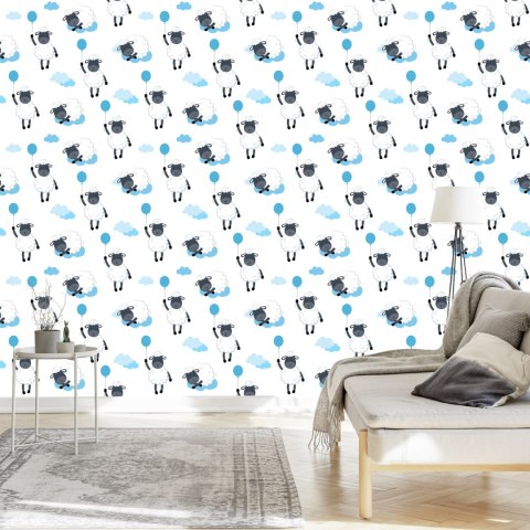 Tapeta Owce Z Balonami