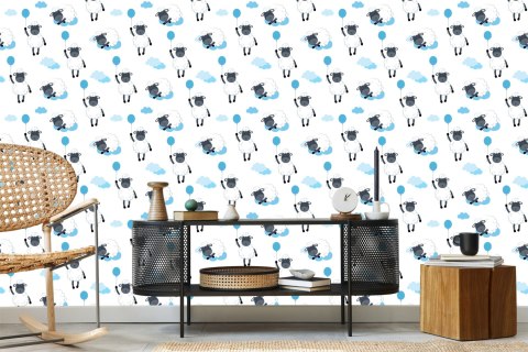 Tapeta Owce Z Balonami