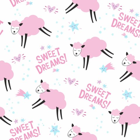 Tapeta Różowe Owieczki