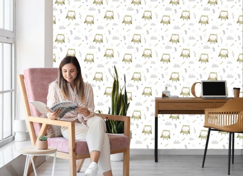 Tapeta Sowy Rośliny